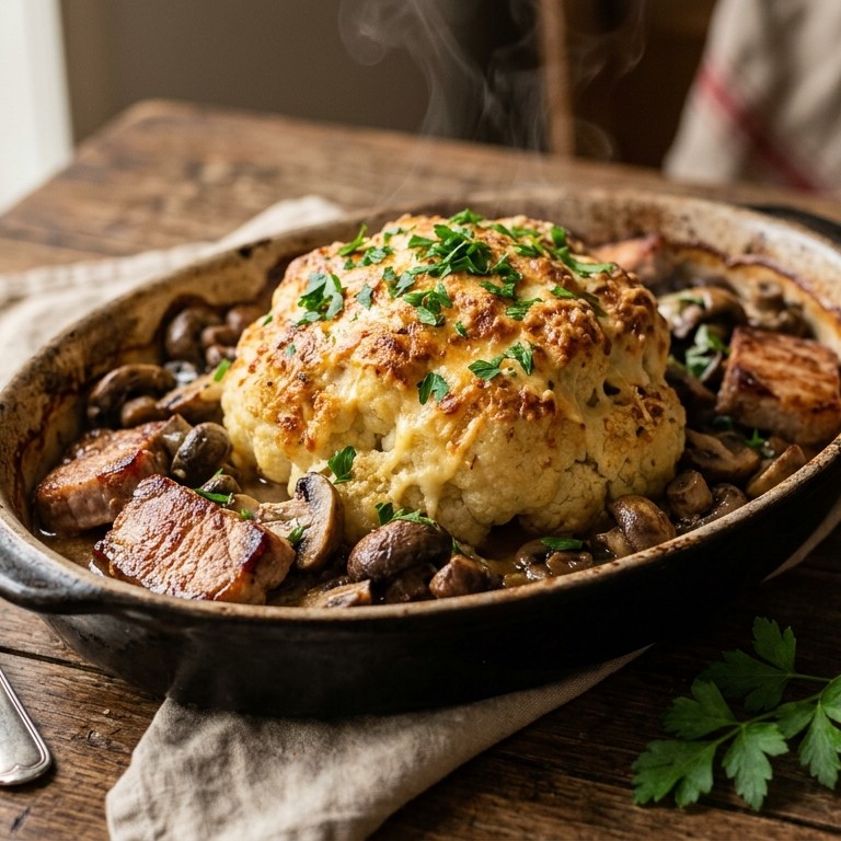Gegratineerde bloemkool