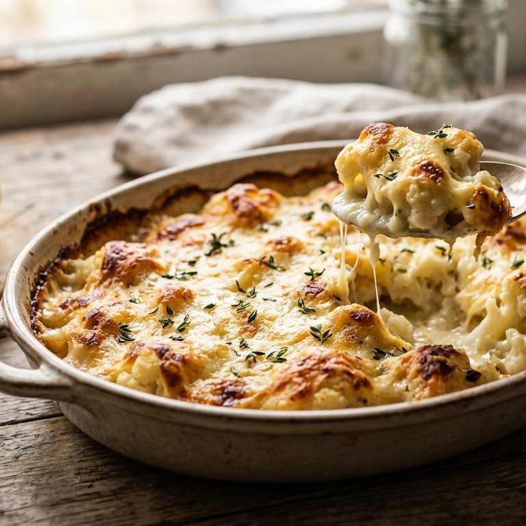 Gegratineerde bloemkool