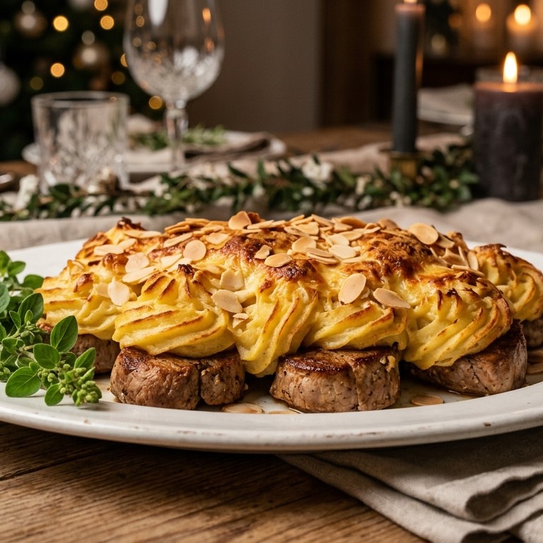 Gegratineerde filet "cordon blue"