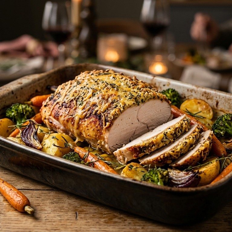 Gegratineerde kalkoenfilet