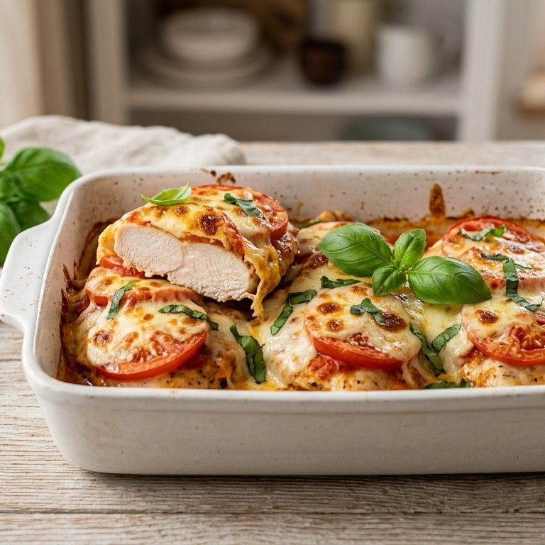 Gegratineerde kipfilet