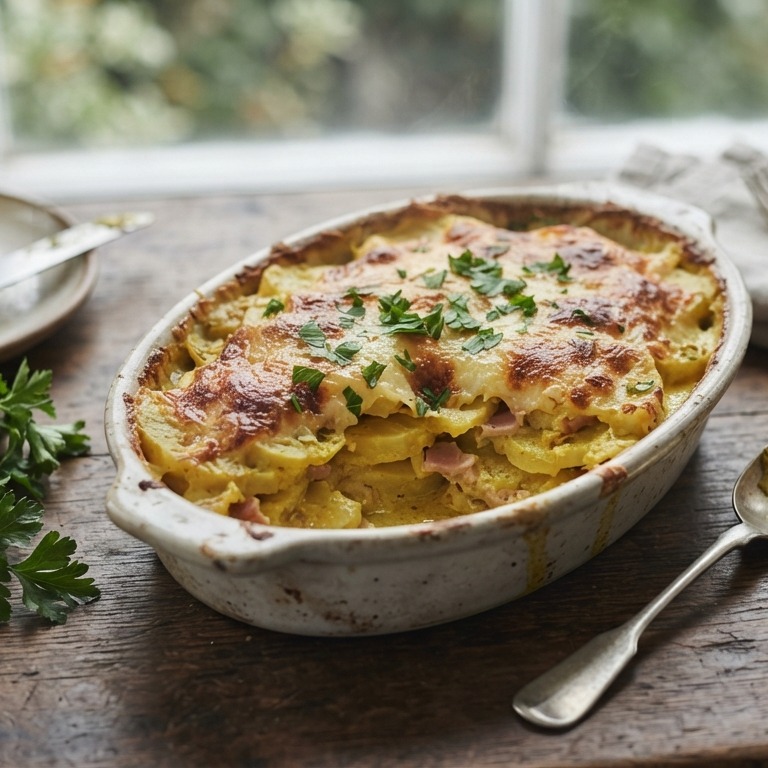 Gegratineerde koolraap