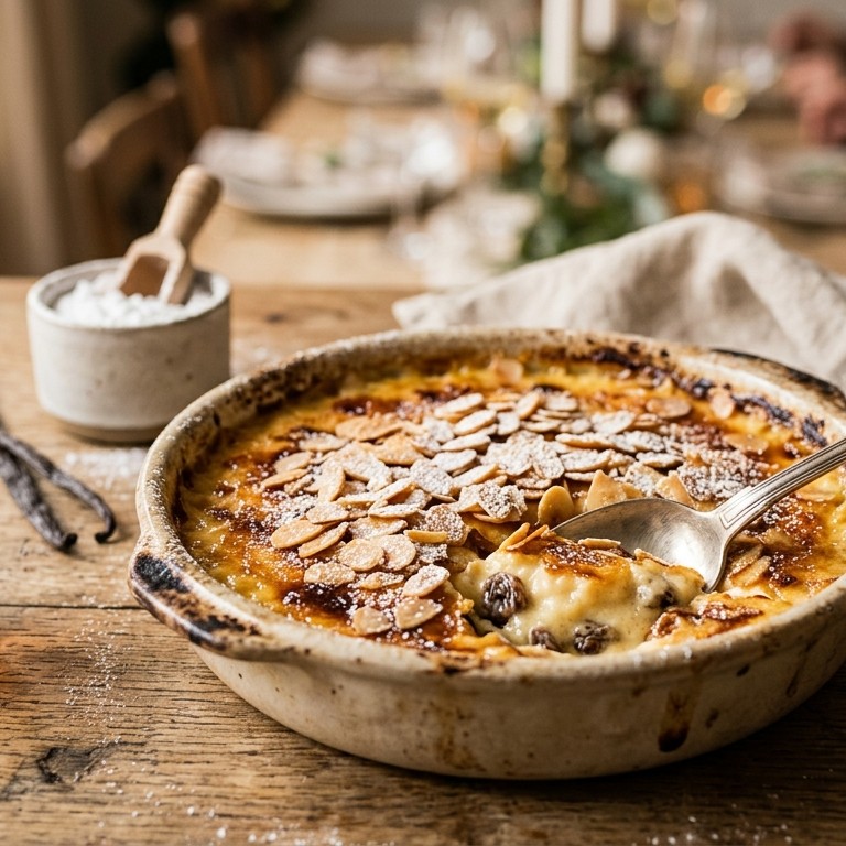 Gegratineerde malagacrème