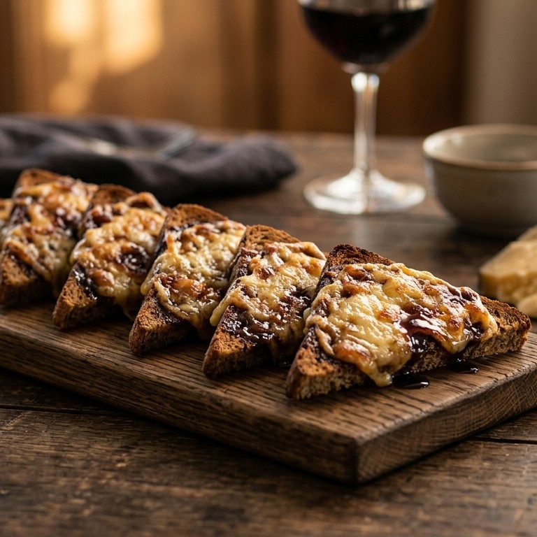 Gegratineerde portdriehoekjes