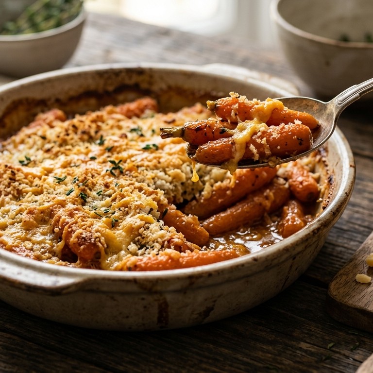 Gegratineerde worteltjes