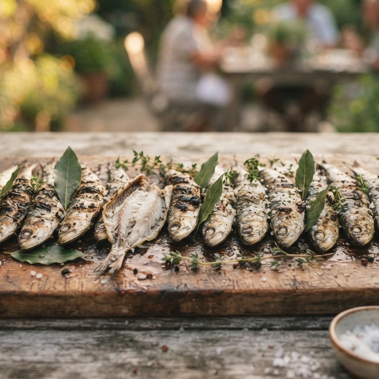 Gegrilde sardientjes