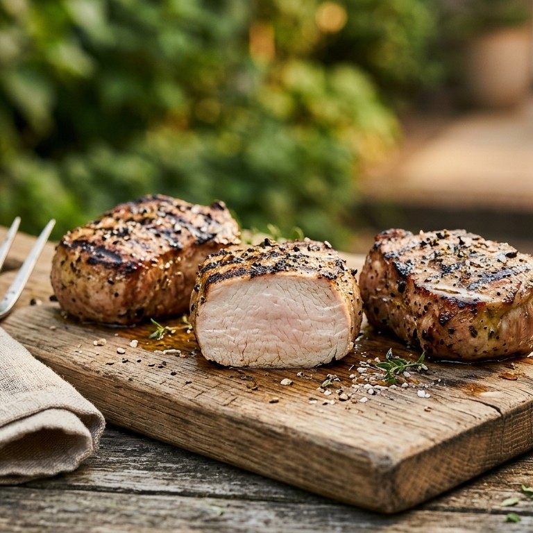 Gegrilde varkensmedaillons