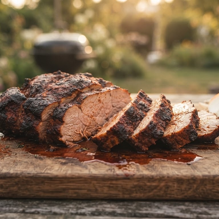 Gegrilde varkensschouder