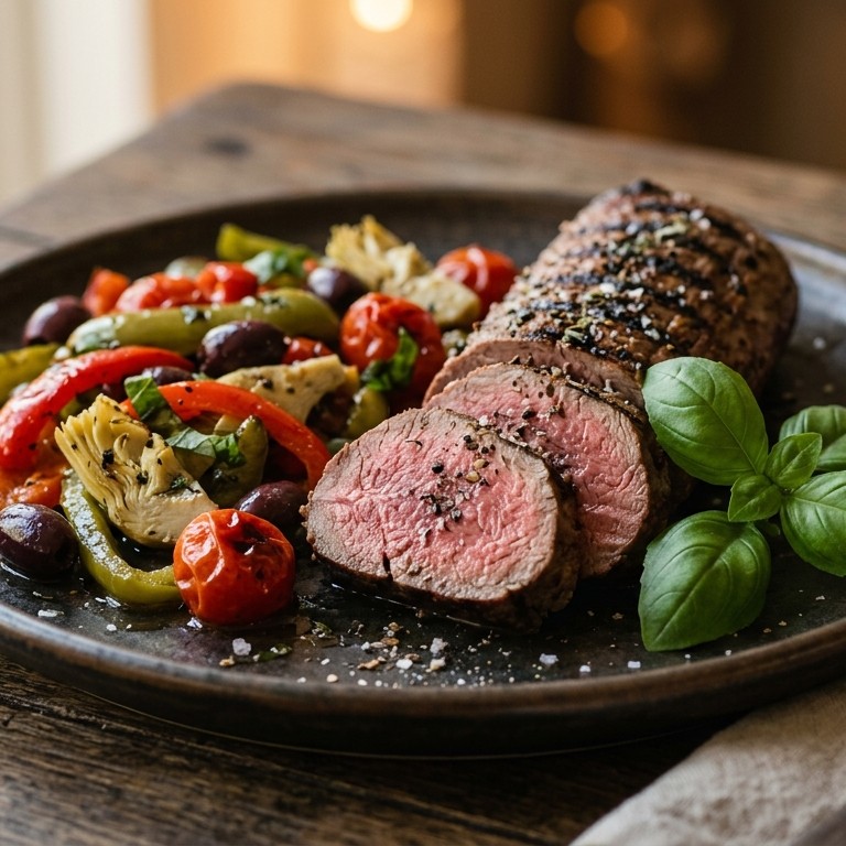Gegrilleerde rug van ree
