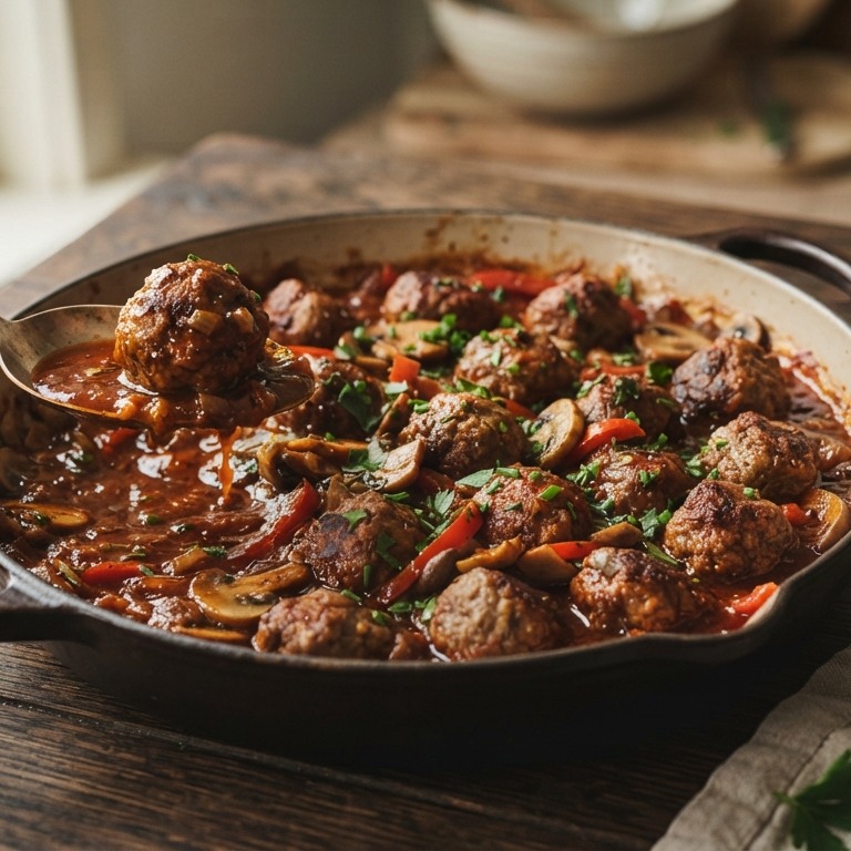 Gehaktballetjes in tomatensaus