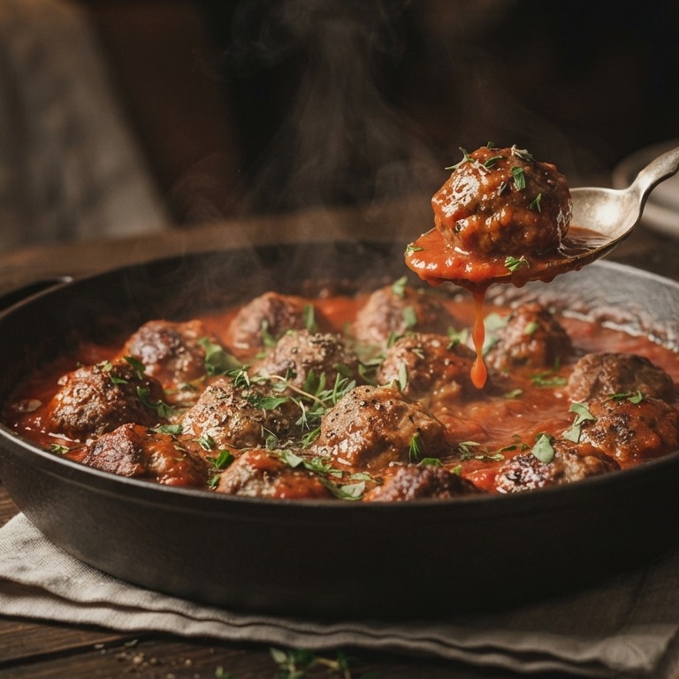 Gehaktballetjes in tomatensaus