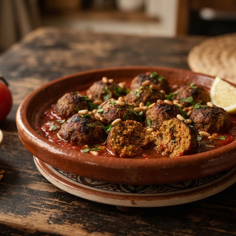 Gehaktballetjes van de pasja met tomatensaus