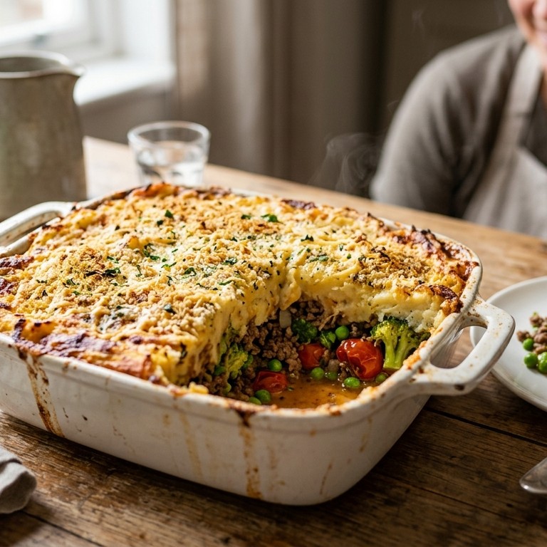 Geheime laagjes broccolischotel