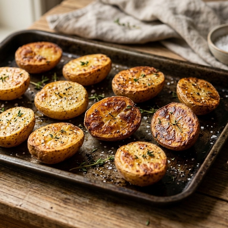 Gekruide aardappeltjes uit de oven