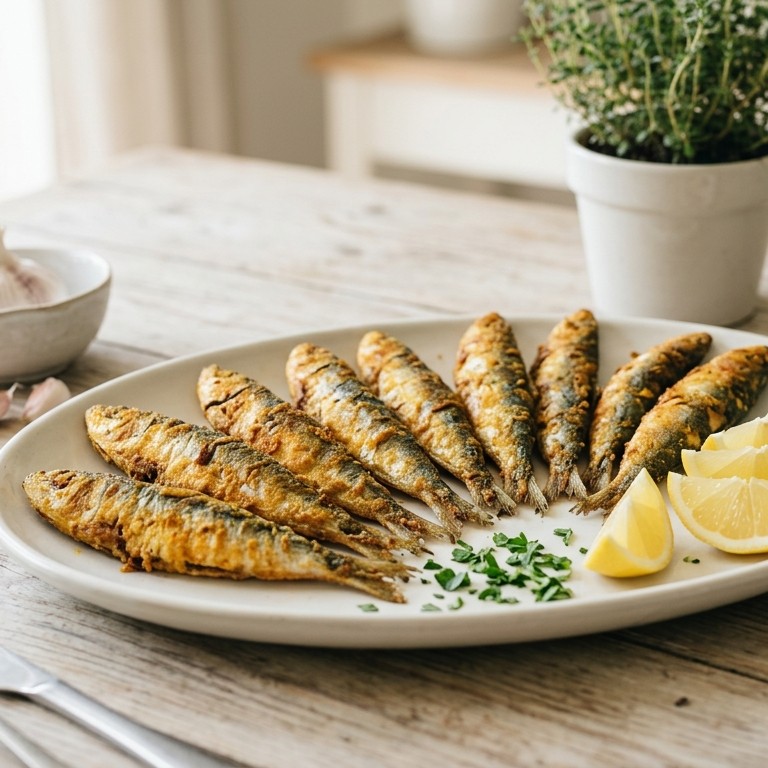 Gekruide sardines