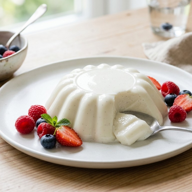 Gelei van yoghurt
