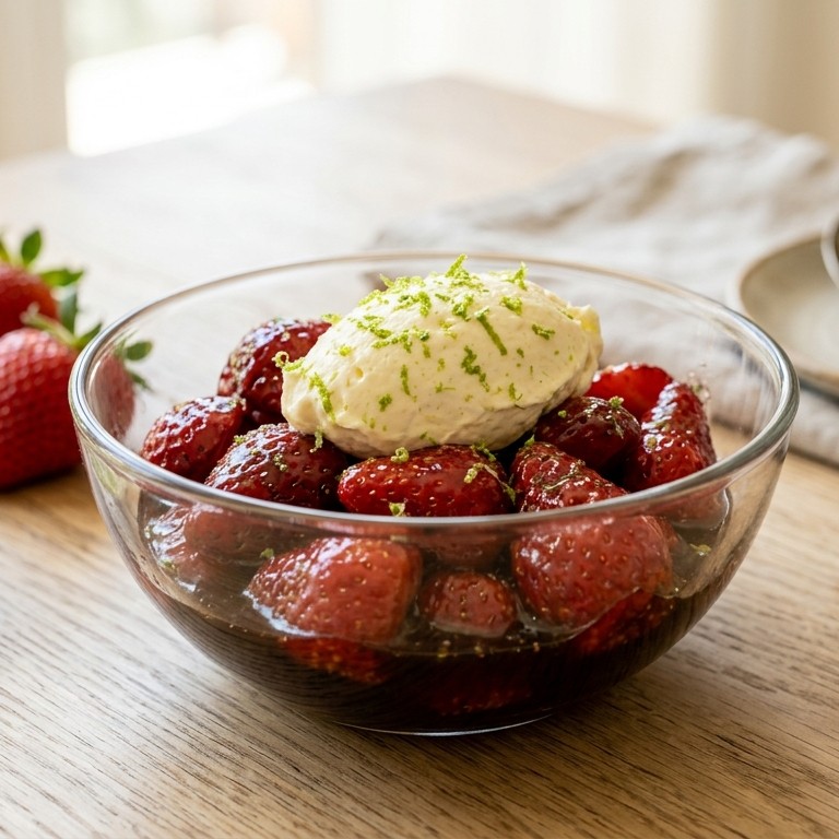 Gemarineerde aardbeien