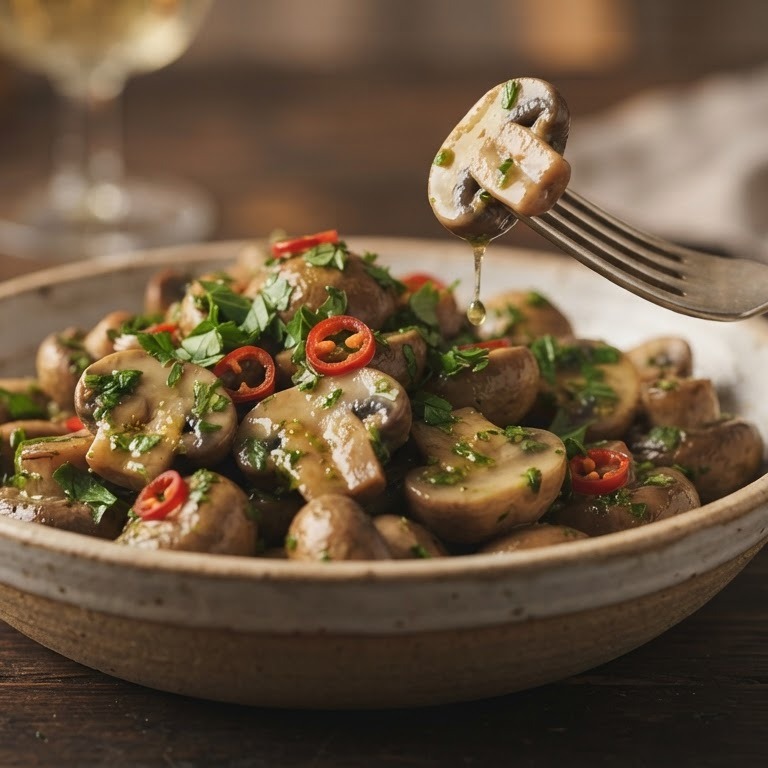 Gemarineerde kastanjechampignons