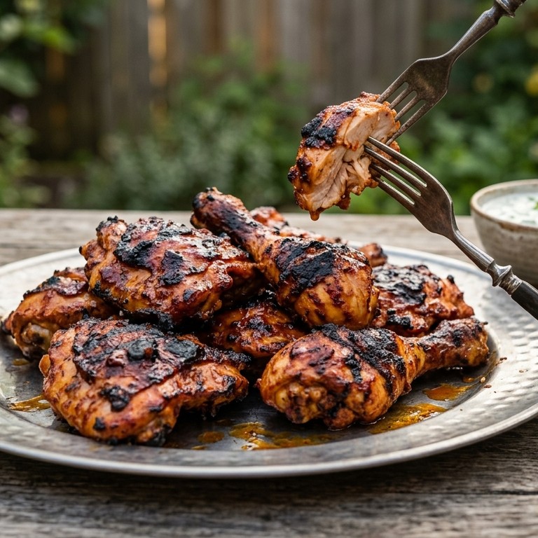 Gemarineerde tandoori-kip