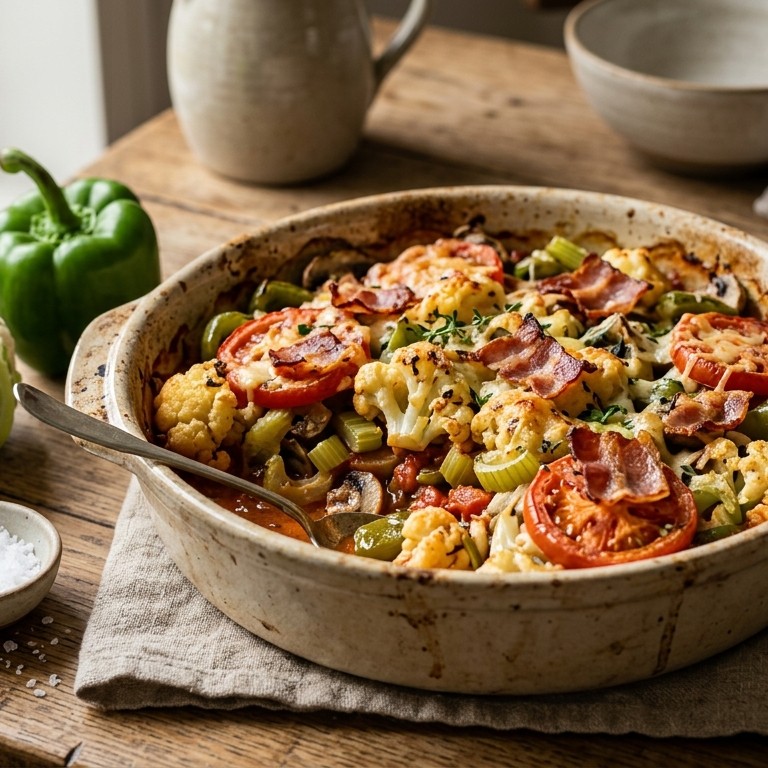 Gemengde groenteschotel