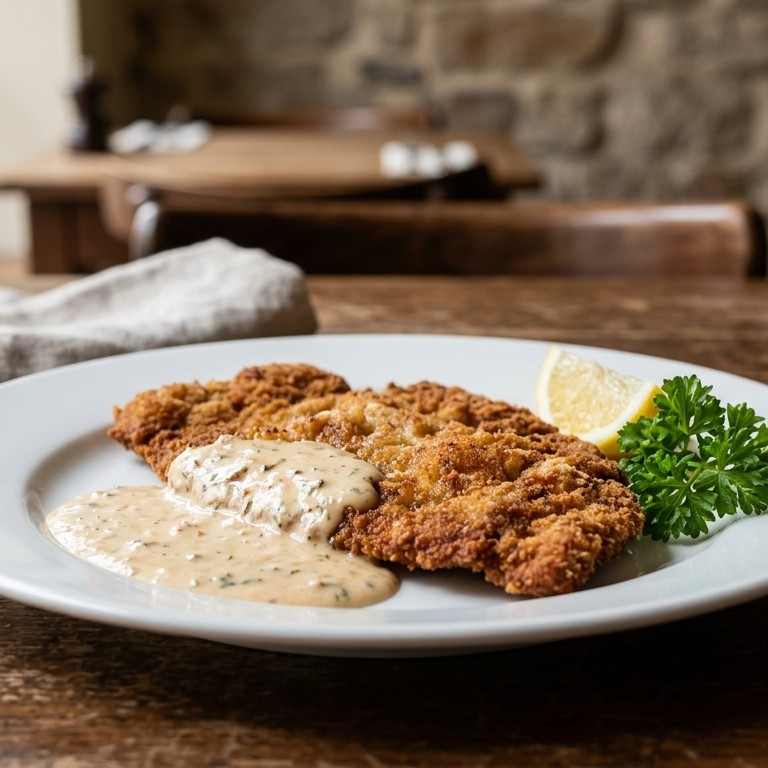 Gepaneerde kalfsschnitzel