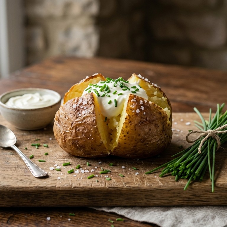 Gepofte aardappelen