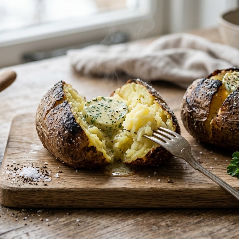 Gepofte aardappelen