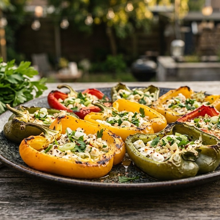 Geroosterde paprika's