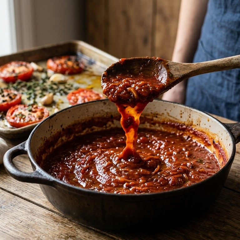 Geroosterde tomatensaus