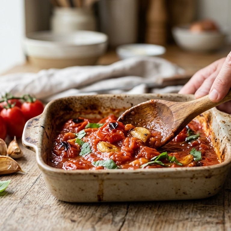 Geroosterde tomatensaus
