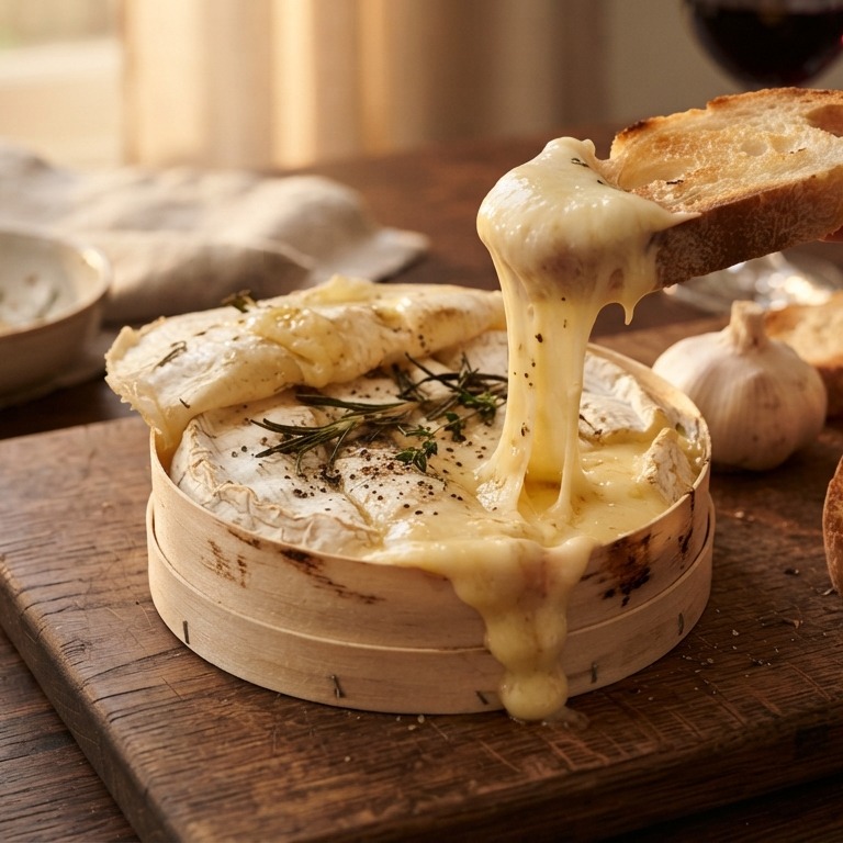 Gesmolten camembert