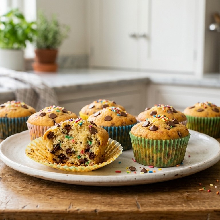 Gespikkelde cakejes