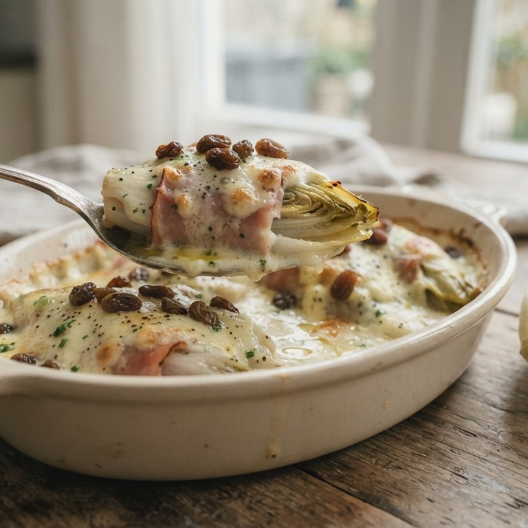 Gestoofde witlof a la crème