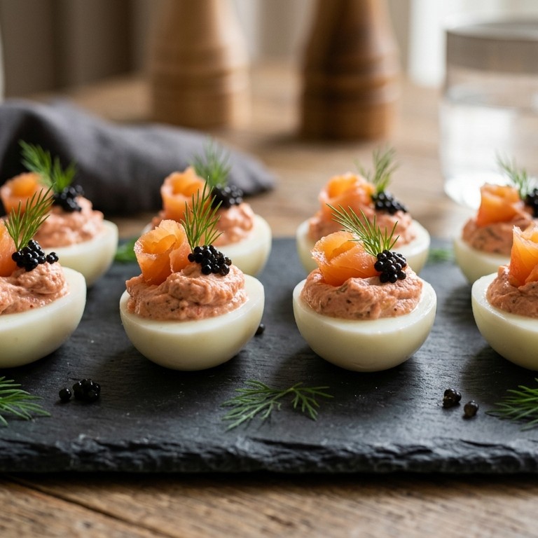 Gevuld ei "Salmon"