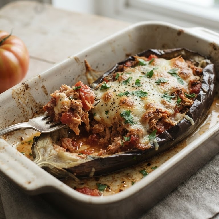 Gevulde Aubergine