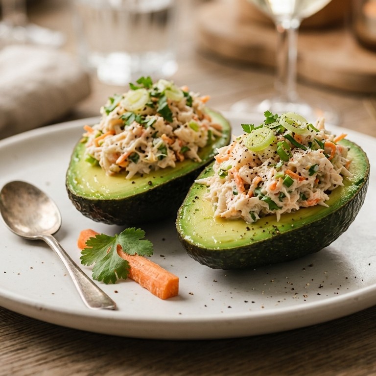 Gevulde avocado