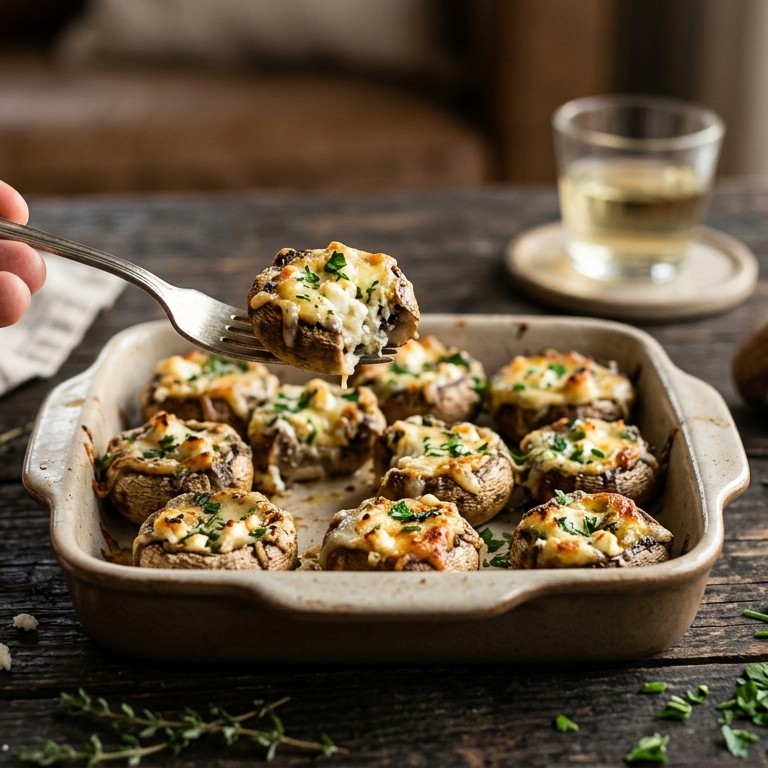 Gevulde champignons