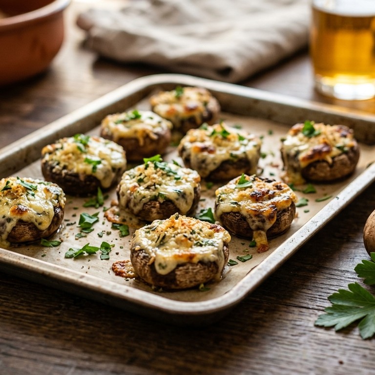 Gevulde champignons