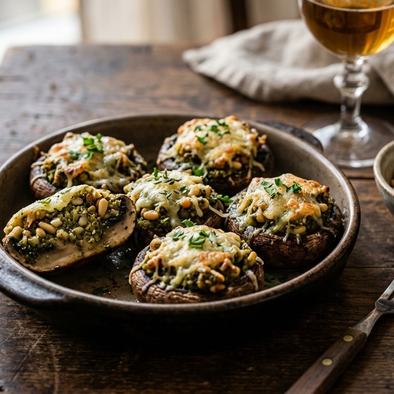 Gevulde champignons uit de oven