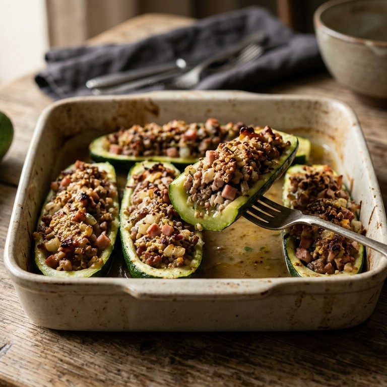 Gevulde courgettes of komkommers