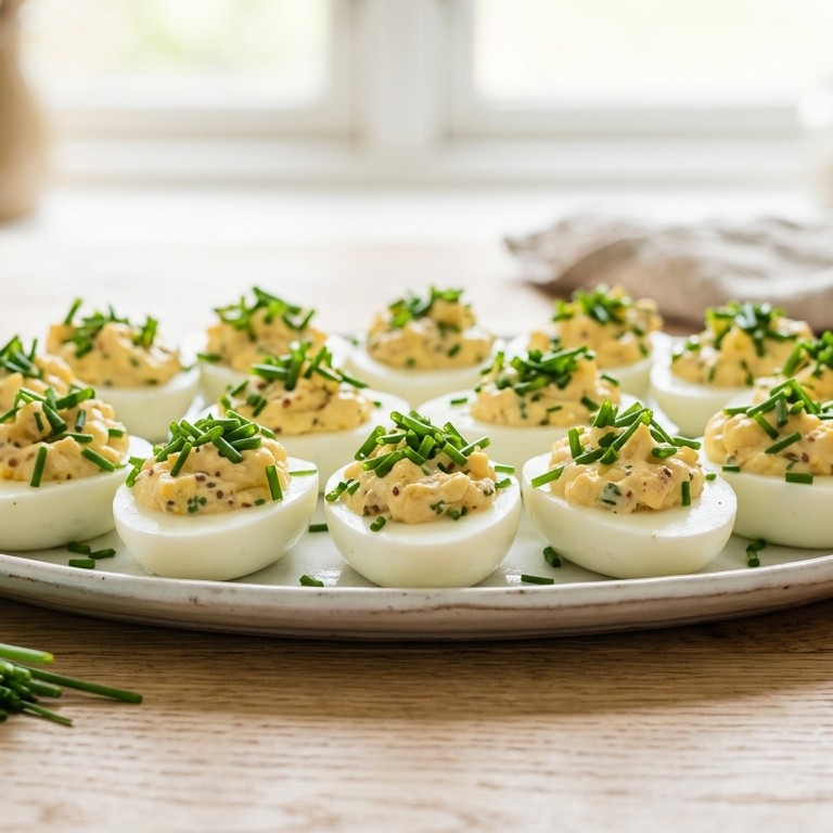 Gevulde eieren met bieslook (glutenvrij)