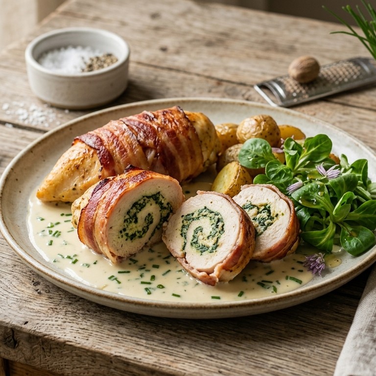 Gevulde kipfilets