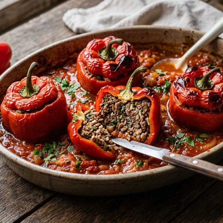 Gevulde paprika's