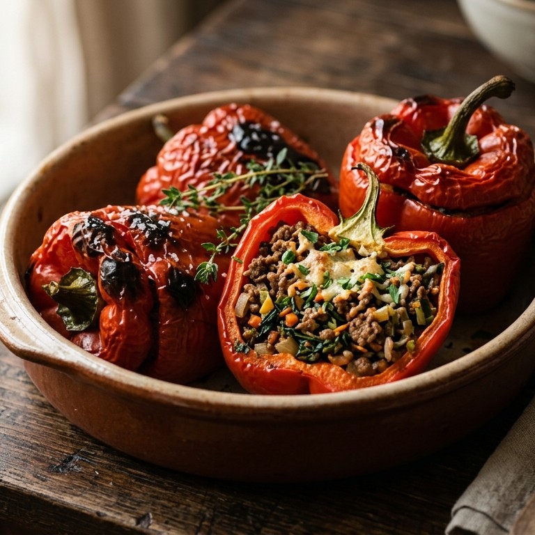 Gevulde paprika.s