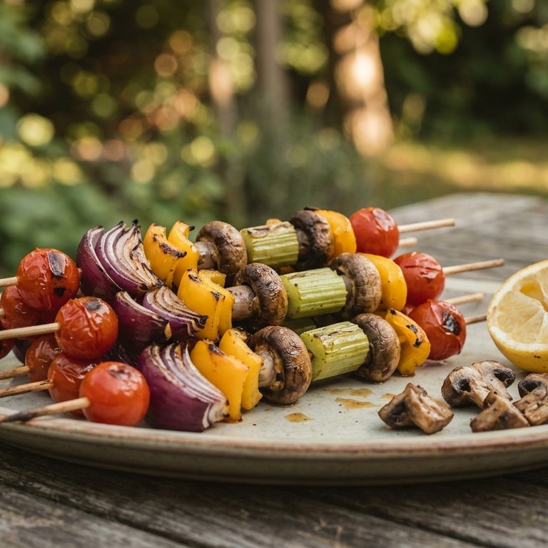 Gezonde BBQ spies