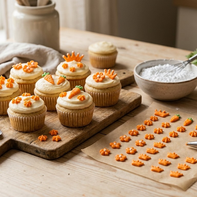 Glutenvrije oranje versieringen