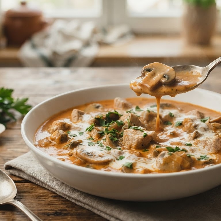 Goulash met champignons