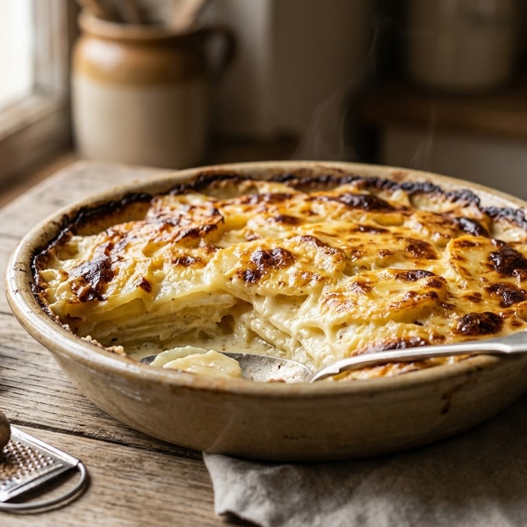 Gratin dauphinois: aardappelschotel