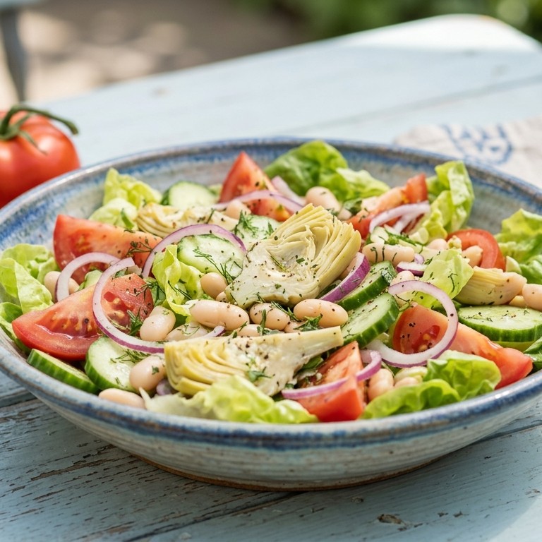 Griekse groentesalade