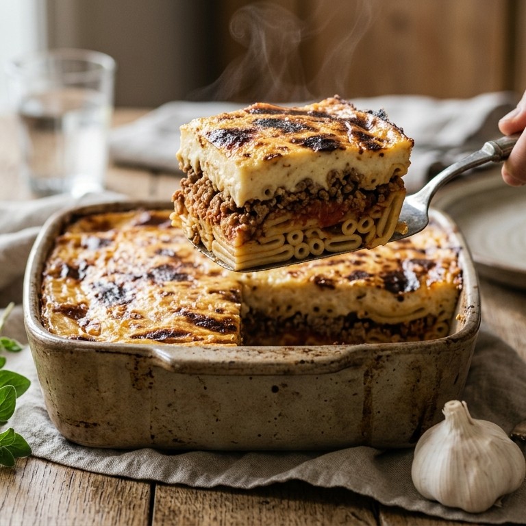 Griekse macaroniterrine